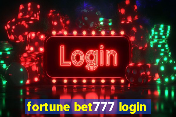 fortune bet777 login